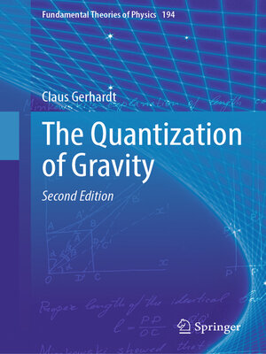 cover image of The Quantization of Gravity